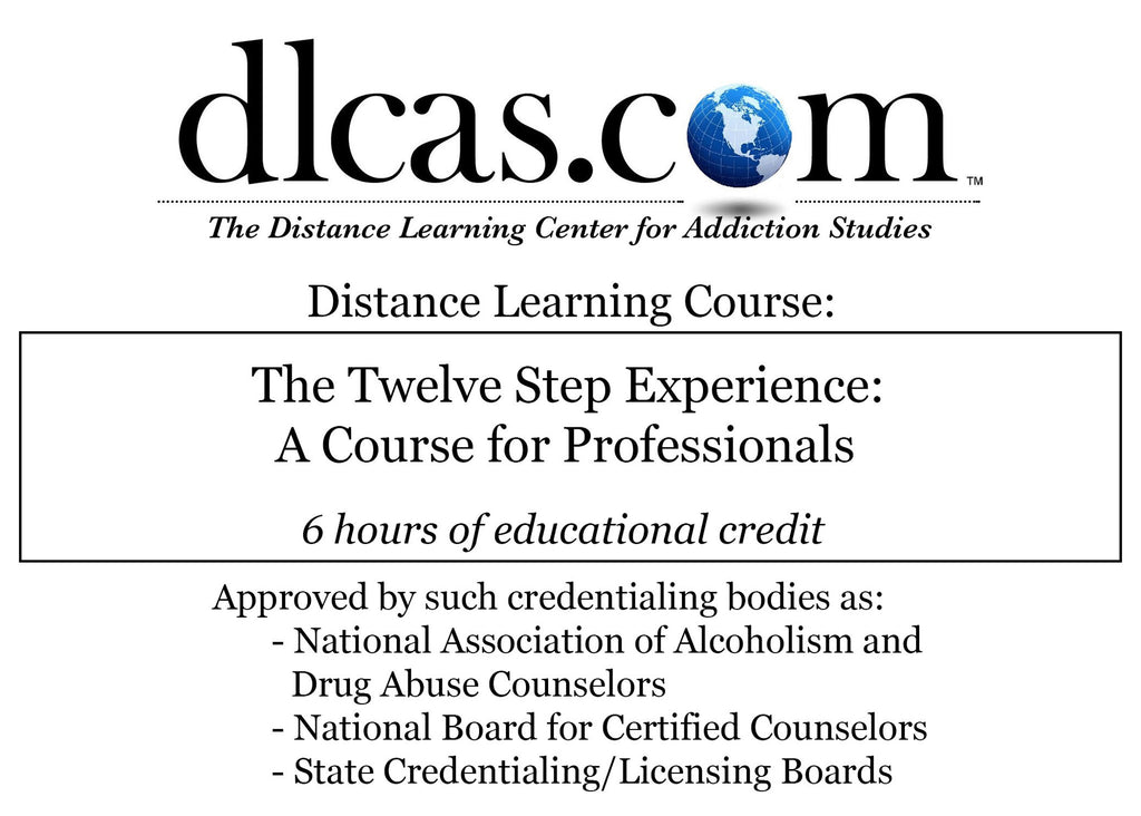 The Twelve Step Experience - A Course for Professionals (6 hours)