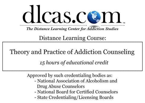 Theory and Practice of Addiction Counseling (15 hours)